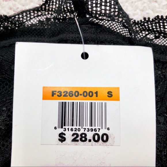 Calvin Klein Lace Black Bandeau Bra Size S - Picture 7 of 7